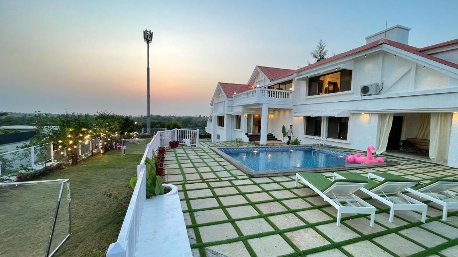 Ekostay Luxe - Casa Noah - Paddle Court & Sunset Point Lonavala Exteriör bild